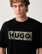 HUGO Blue тениска мъжка от памук Nerpient черна 50566041