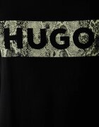 HUGO Blue тениска мъжка от памук Nerpient черна 50566041