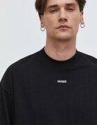 HUGO блуза с дълги ръкави мъжка от памук Daposo черна 50511029