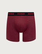 HUGO боксерки мъжки от памук с еластан BOXERBR TRIPLET PACK 3 броя сиви 50532613