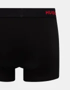 HUGO боксерки мъжки от памук с еластан TRUNK TRIPLET PACK 3 броя черни 50532611
