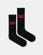 HUGO Чорапи (2 чифта) 2P RS RED LABEL CC в черно 50543167
