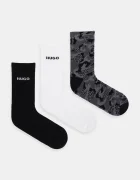 HUGO Чорапи (3 чифта) 3P QS RIB CAMO CC в черно 50546476