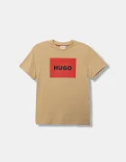 HUGO Детска памучна тениска