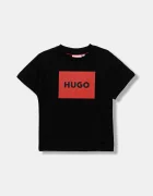 HUGO Детска памучна тениска