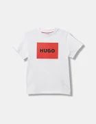 HUGO Детска памучна тениска