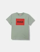 HUGO Детска памучна тениска