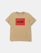 HUGO Детска памучна тениска