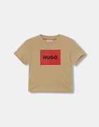 HUGO Детска памучна тениска