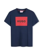 HUGO Детска памучна тениска