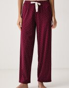 HUGO долнище на пижама дамско с модал CASUAL PANTS червено 50556937