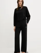 HUGO Домашен панталон CASUAL_PANT в черно с изчистен дизайн 50556893