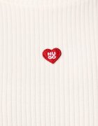 HUGO домашен суичър дамски с модал HEART TOP бял 50566668