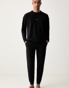 HUGO домашен суичър мъжки с памук NOAH SWEATSHIRT черен 50566160