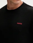 HUGO домашна блуза с дълги ръкави мъжка с памук Austin LS Shirt черна 50532022