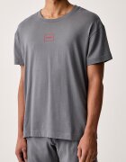 HUGO домашна тениска мъжка с памук Laze T-Shirt сива 50525236