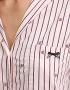 HUGO Горнище на пижама SARTORIAL SHIRT в розово 50556675