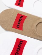 HUGO къси чорапи мъжки 3P LC LABEL CC 3 броя бежови 50496082