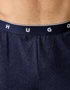 HUGO късо долнище на пижама мъжко с памук AZURI SHORTS тъмносиньо 50566128
