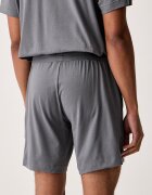 HUGO късо долнище на пижама мъжко с памук Laze Shorts CW сиво 50525247