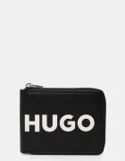 HUGO Кожен портфейл мъжки в черно 50536037