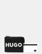 HUGO Кожен портфейл мъжки в черно 50536037