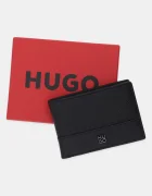 HUGO Кожен портфейл Quantic_6cc мъжки в черно 50548763