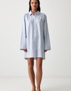 HUGO нощница дамска с вискоза DREEM NIGHTY синя 50566646