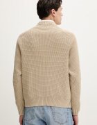 HUGO Памучен пуловер Swayne мъжки в бежово 50553609