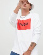HUGO Памучен суичър