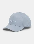 HUGO Памучна шапка с козирка Jude
