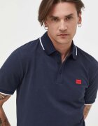 HUGO Памучна тениска с яка Deresino232