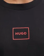HUGO Пижама мъжка в черно с принт 50534566