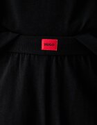 HUGO пижама от две части дамска от памук с еластан NITE SHORT-SET черна 50566618