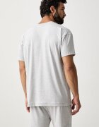 HUGO пижама от две части мъжка GALAXY SHORT SET сива 50559742