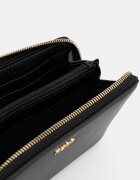 HUGO портфейл дамски Syndra_Wallet Zip Ar черен 50563014