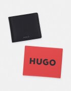 HUGO портфейл мъжки от кожа HUKE_4cc Coin черен 50568426