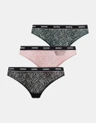 HUGO Прашки (3 чифта) TRIPLE THONG LACE