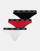 HUGO Прашки (3 чифта) TRIPLET THONG STRIPE