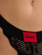 HUGO прашки дамски от дантела STRING RL LACE черни 50535036