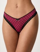 HUGO прашки дамски THONG UNIQUE червени 50545732