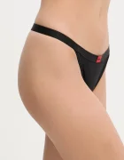 HUGO Прашки SIGNATURE STRING в черно 50557160