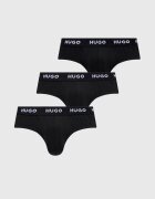 HUGO Слипове (3 чифта) HIPBRIEF TRIPLETPACK мъжки в черно 50469763
