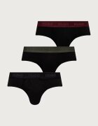 HUGO слипове мъжки от памук с еластан HIPBRIEF TRIPLETPACK 3 броя сиви 50532570