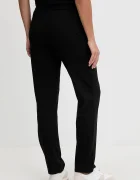 HUGO спортен панталон дамски с модал SIGNATURE_PANT черен с висока талия 50556808
