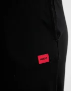 HUGO спортен панталон дамски с модал SIGNATURE_PANT черен с висока талия 50556808