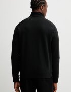 HUGO Суичър ATLAS HALF ZIP мъжки в черно с принт 50557016