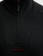 HUGO Суичър ATLAS HALF ZIP мъжки в черно с принт 50557016