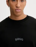HUGO Суичър Dadsino мъжки в черно с десен 50546800