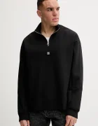 HUGO Суичър Danovotop мъжки в черно с изчистен дизайн 50546402